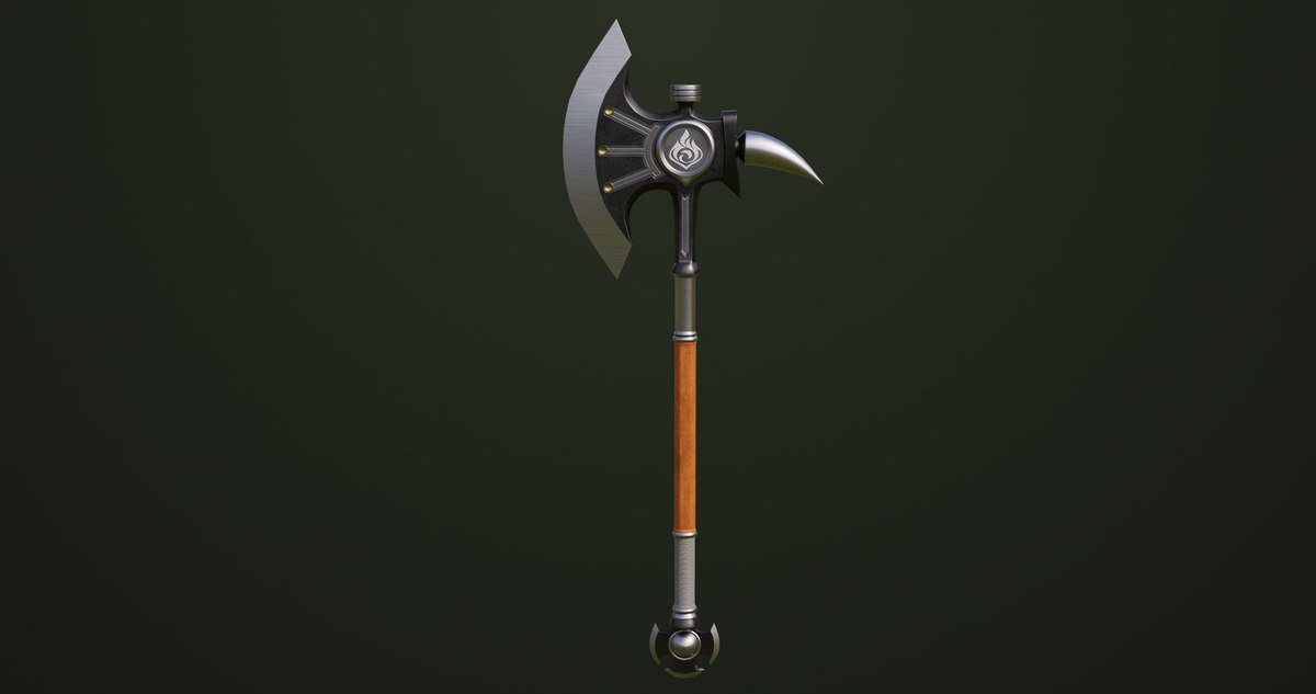 6 Battle Axes Collection 01 URP HDRP Textures