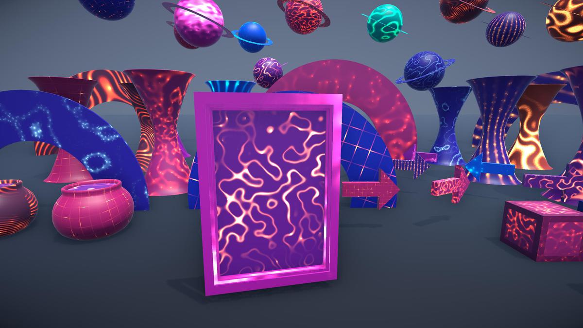 Animated Abstract Shader & Props