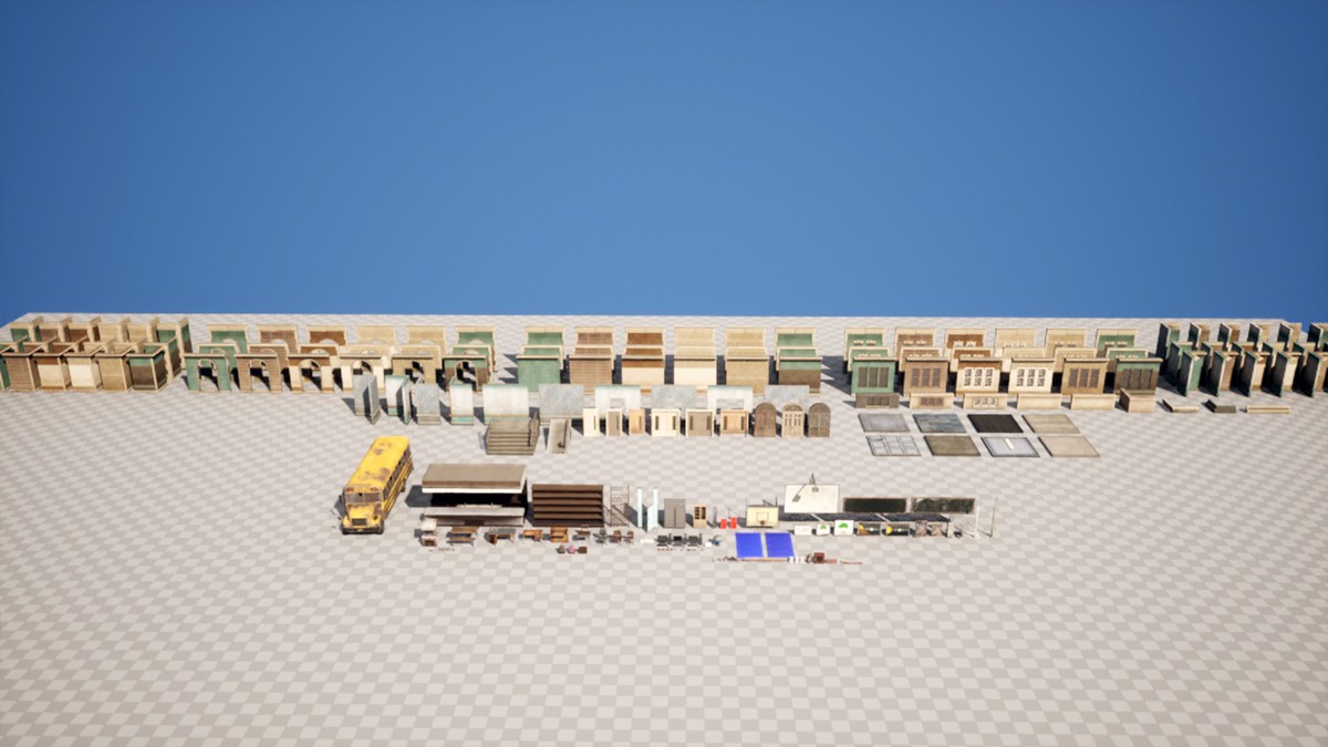 School Destroyed Modular