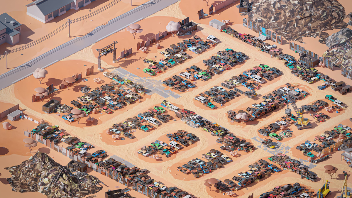 Junkyard - Low Poly 3D Models Pack