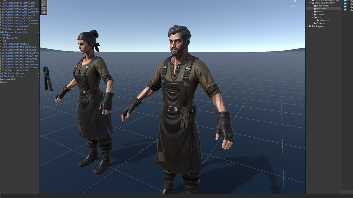 Stylized Medieval Blacksmith