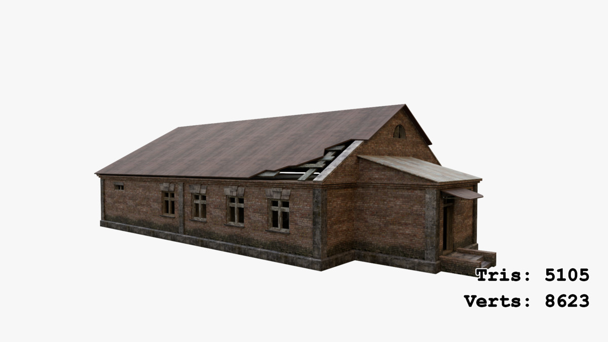 Abandoned Apocalyptic Buildings Mega Pack