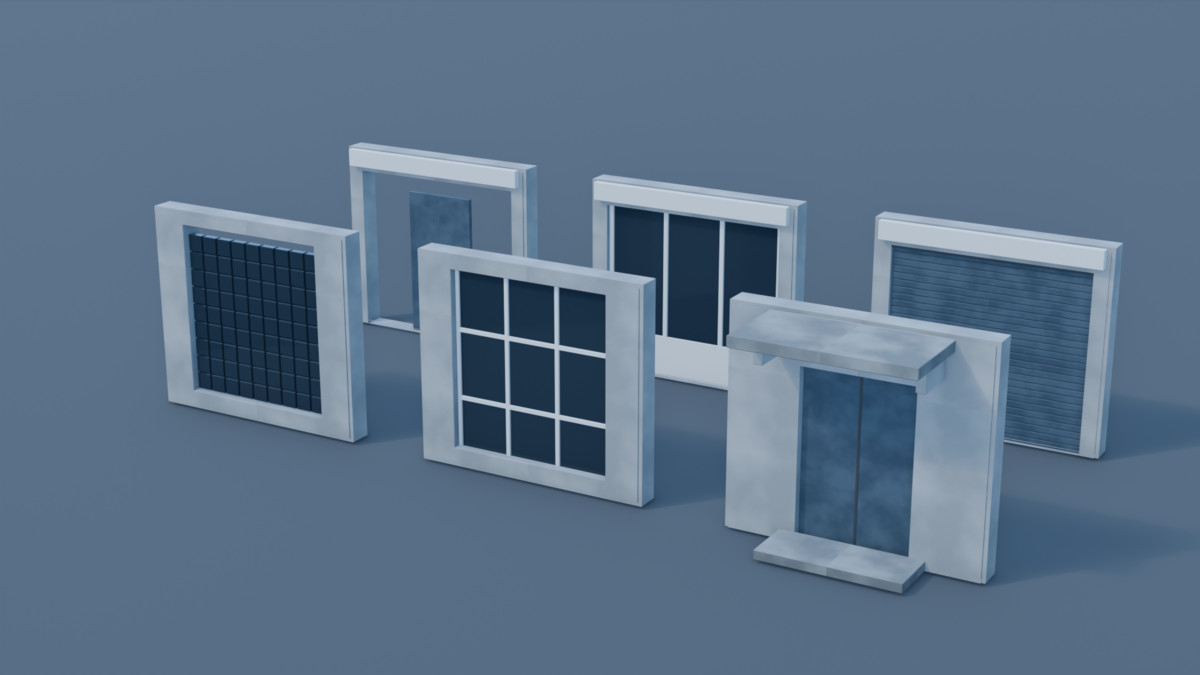 Soviet Panel Block Estate — Modular Urban Kit