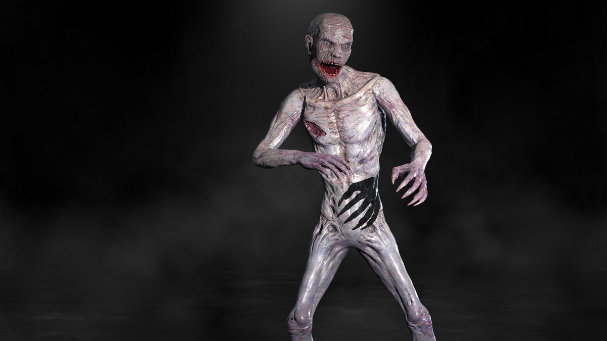 Creepy Pale Zombie, Ghoul, Redneck