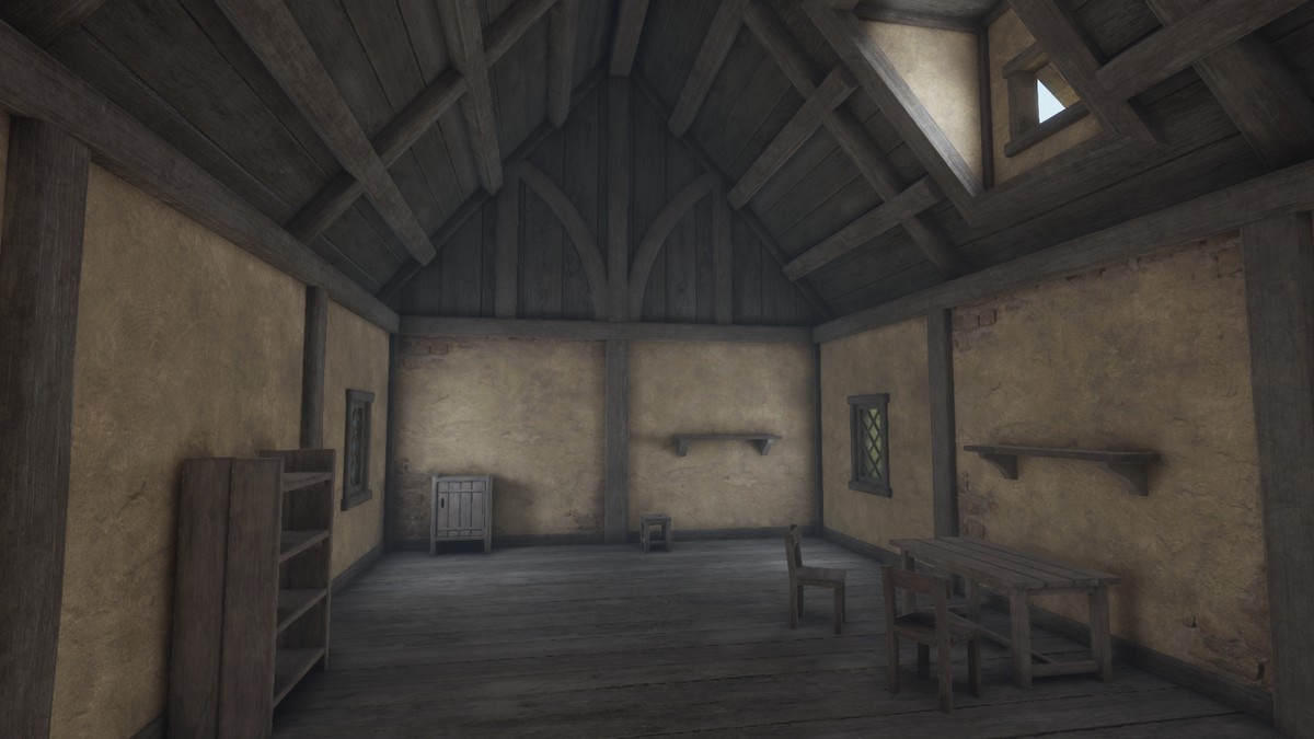 Modular Medieval Houses With Interior