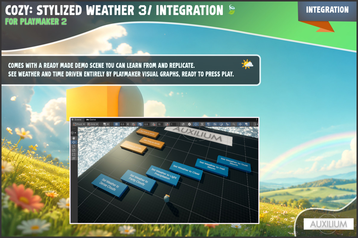 COZY: Stylized Weather 3 Integration for PlayMaker 2