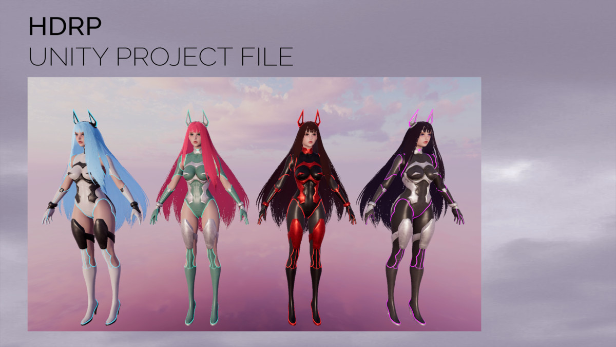 Stellar Aerith - Anime Sci-fi Girl