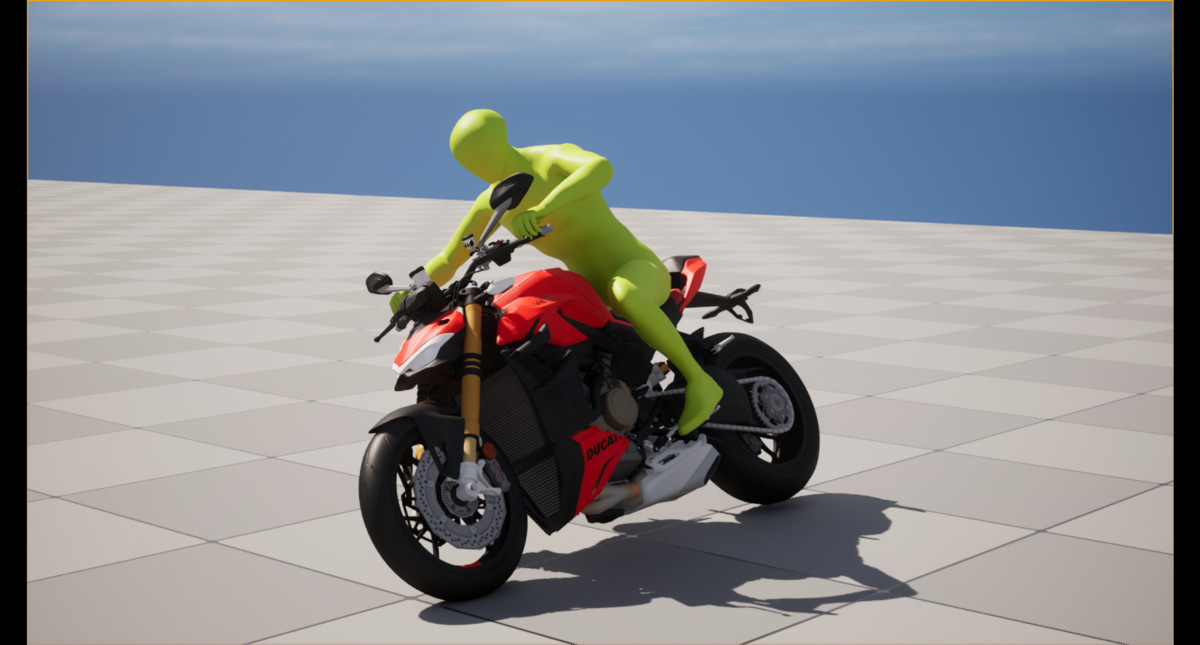 Bike Ride & Shoot Animation