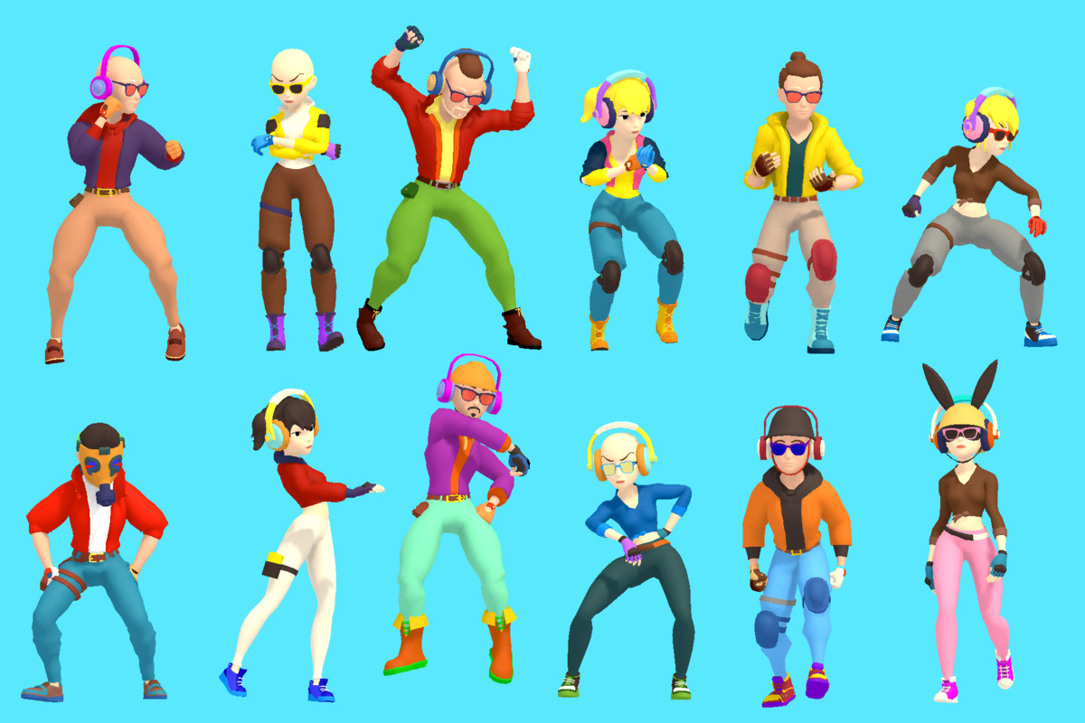 Stylized Battle Royale Characters