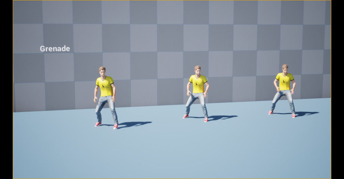 OneHand Throw Animation