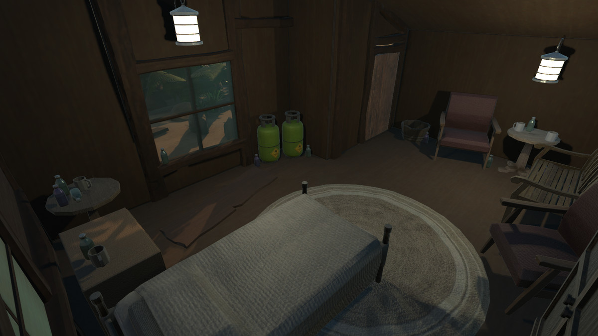 Realistic Beachfront Small Cabin Asset Package