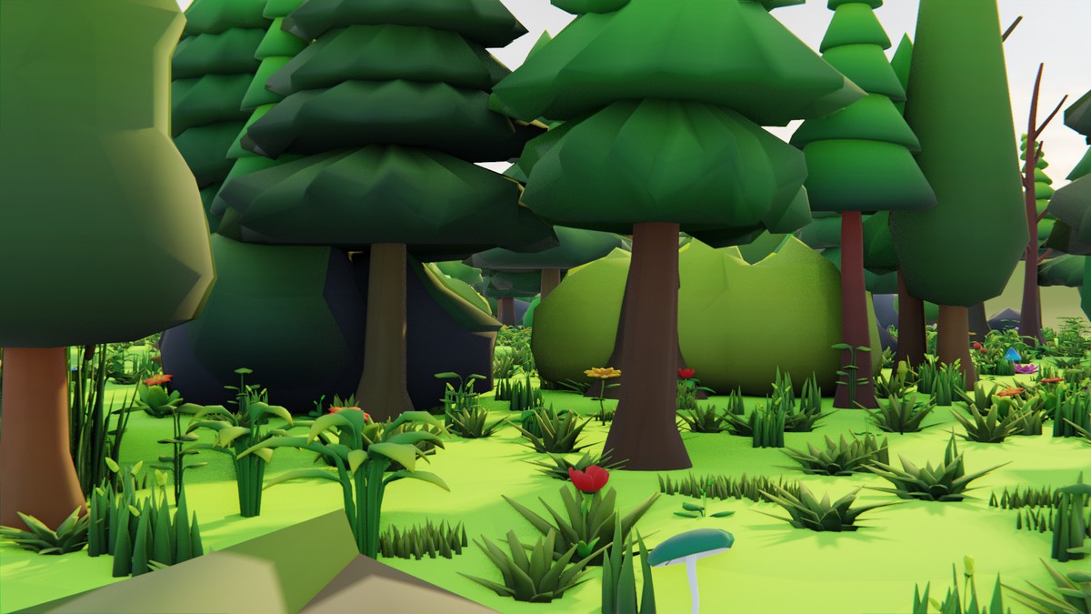 Low Poly Seasonal Forest Biome 2 by IGS
