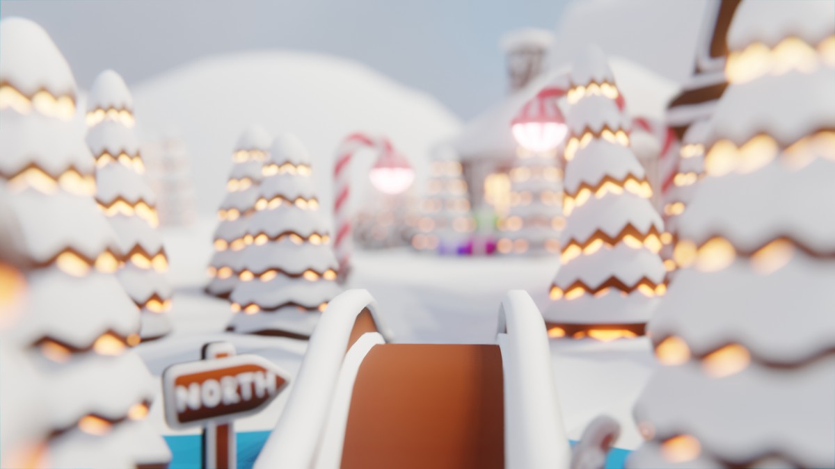 Low Poly Gingerbread Village by IGS