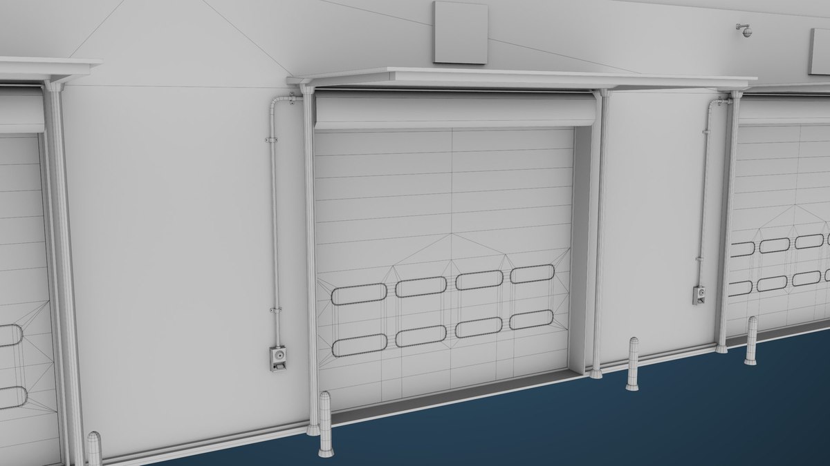 Logistic Cargo Warehouse Interior and Exterior URP HDRP Textures