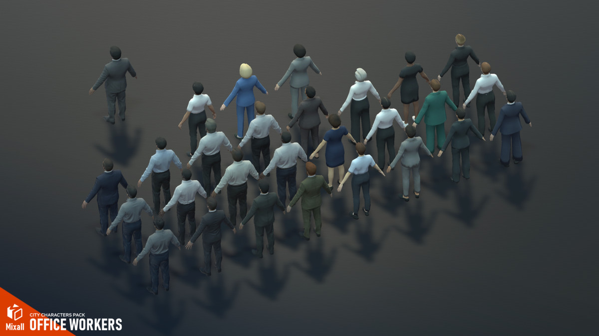 Office workers - city characters pack