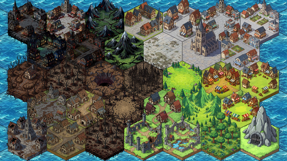 Ultimate Hex World Tiles Pack - Triple Realms Edition