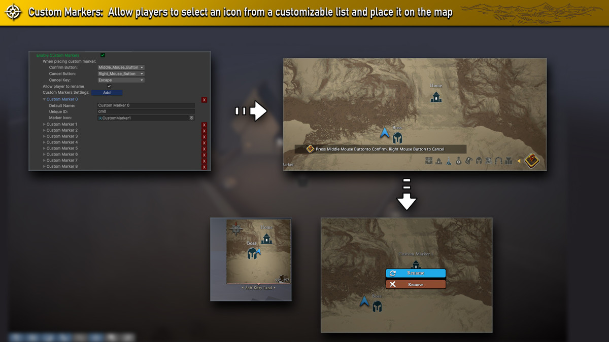 Master Map|Navigation System - MapRenderer,MiniMap,WorldMap,GPS
