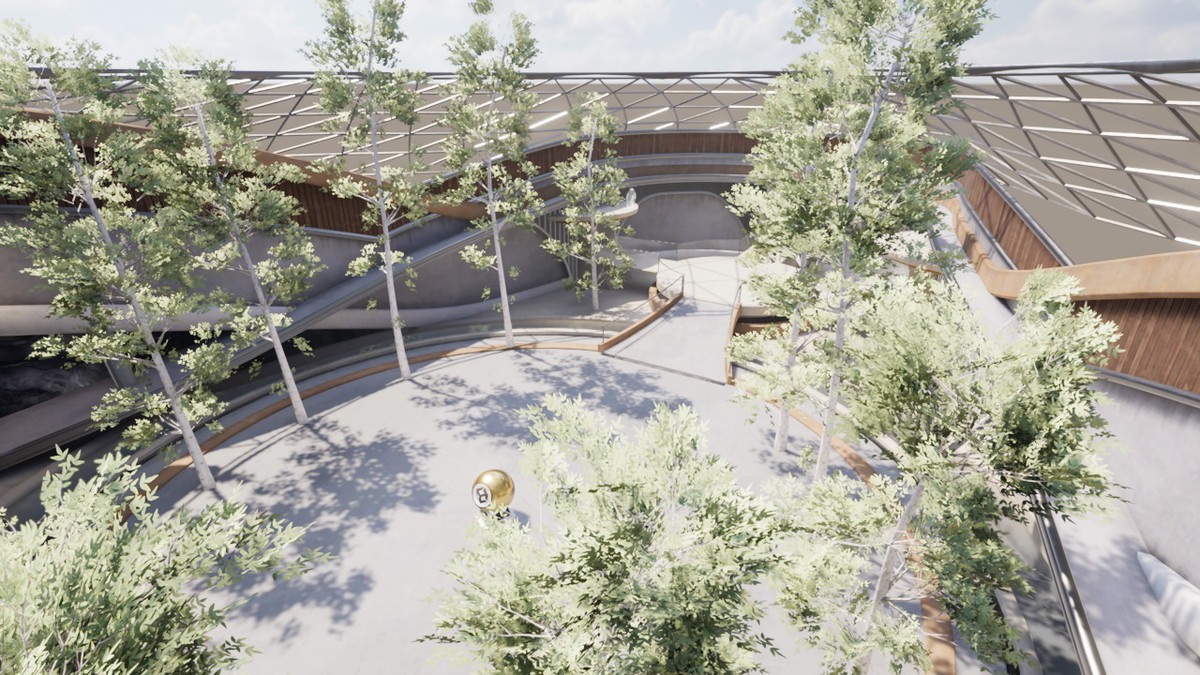 Mobile White Birch Tree