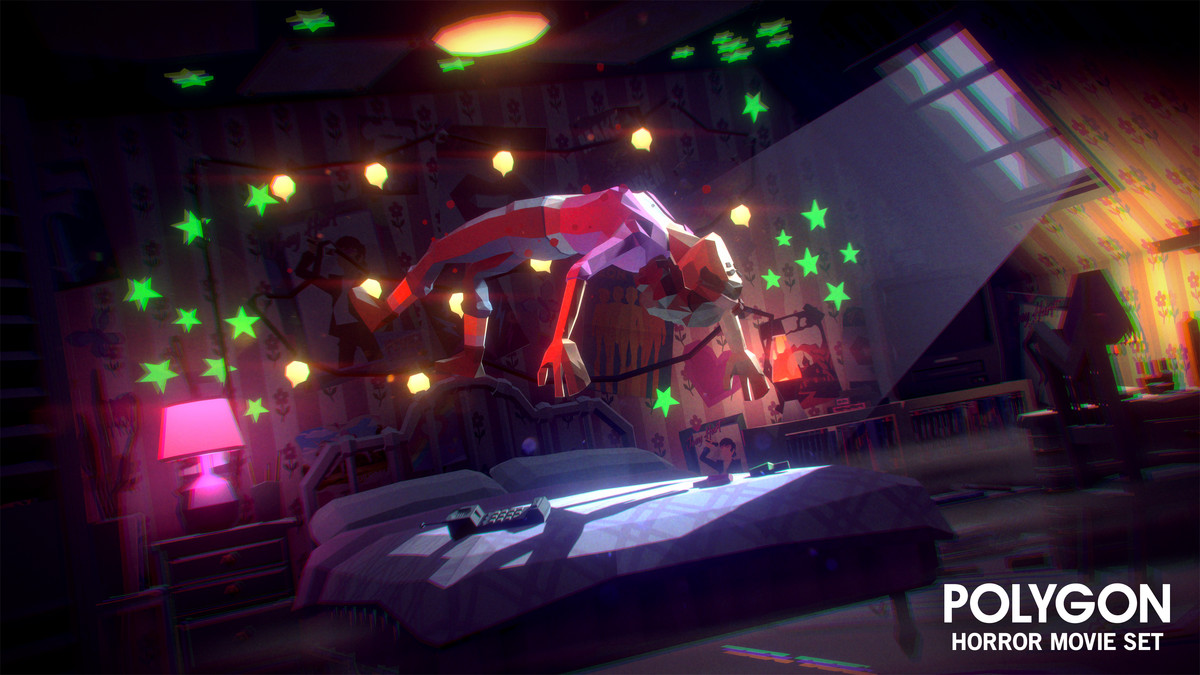 POLYGON - Horror Movie Set - Low Poly 3D Art by Synty