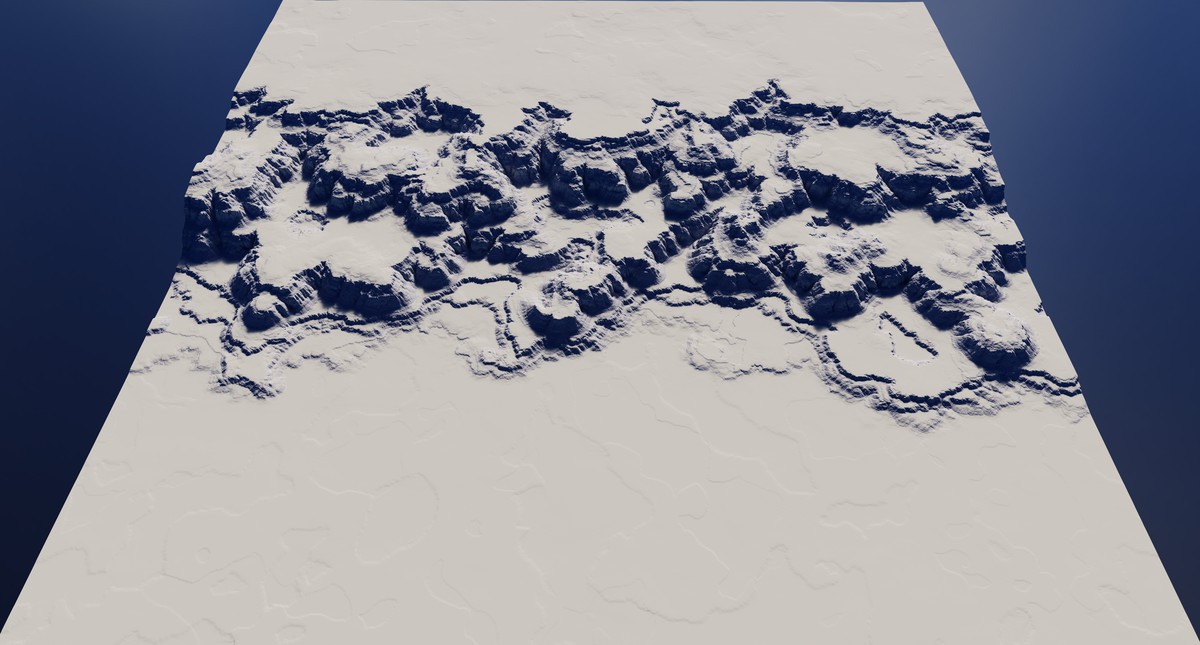 Terraced Canyon Shapes - StampIT!