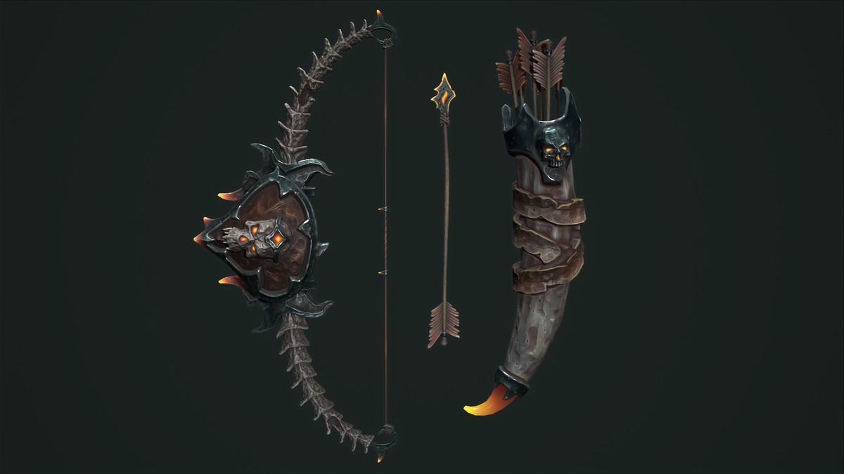 Undead bow quiver arrow