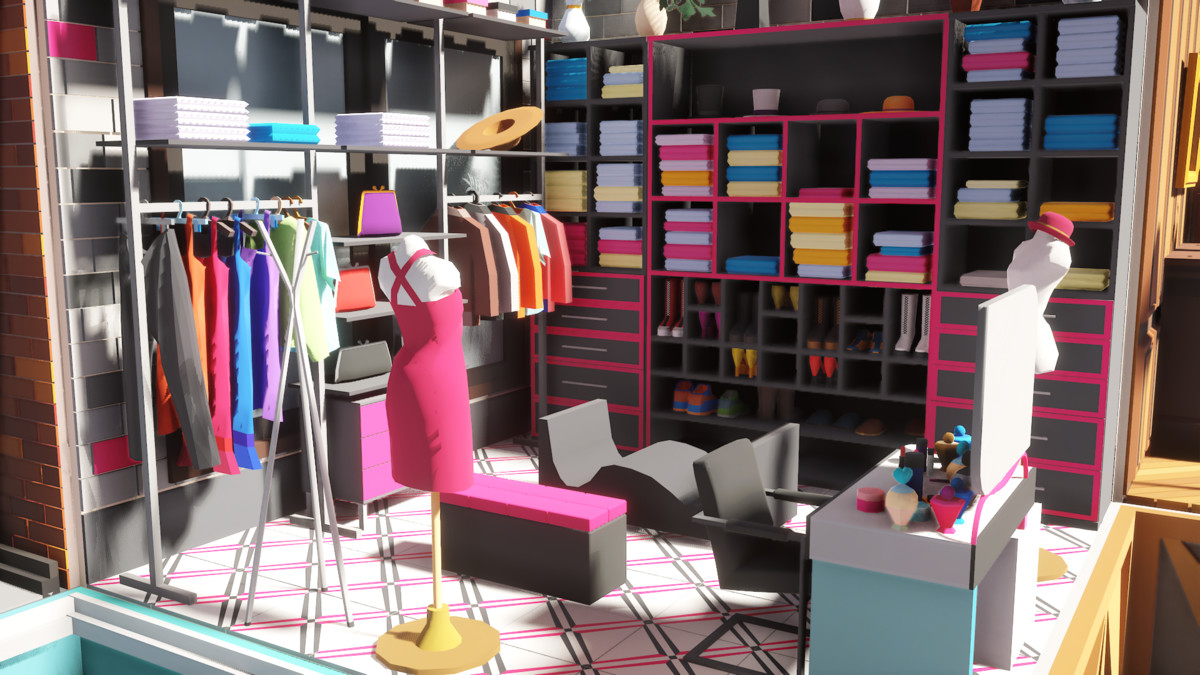 Low Poly 15 Rooms 1000+ objects Vol.2