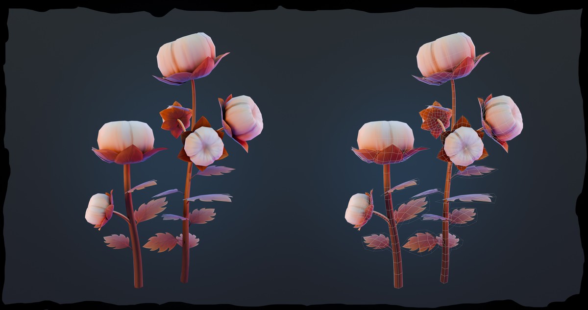 Stylized_Plants_Flowers_Mushrooms