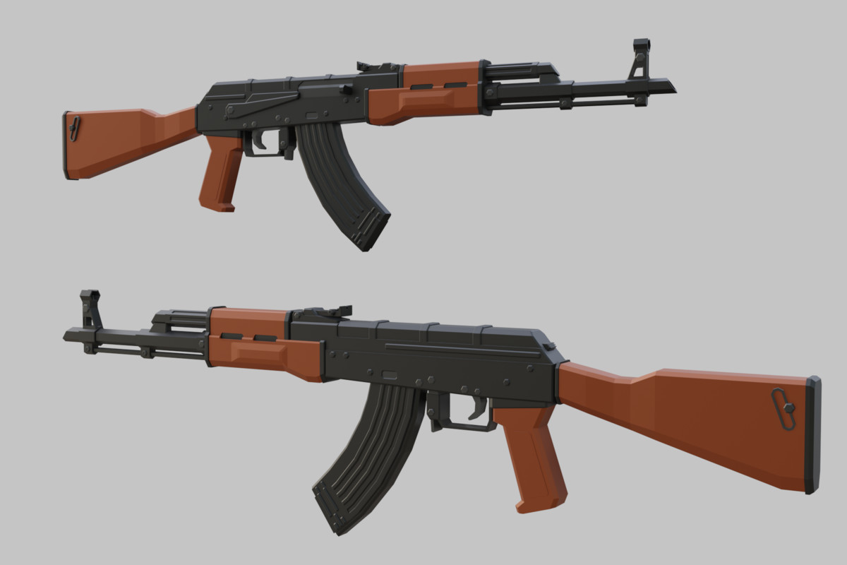 Low Poly Weapon Bundle Pack 1