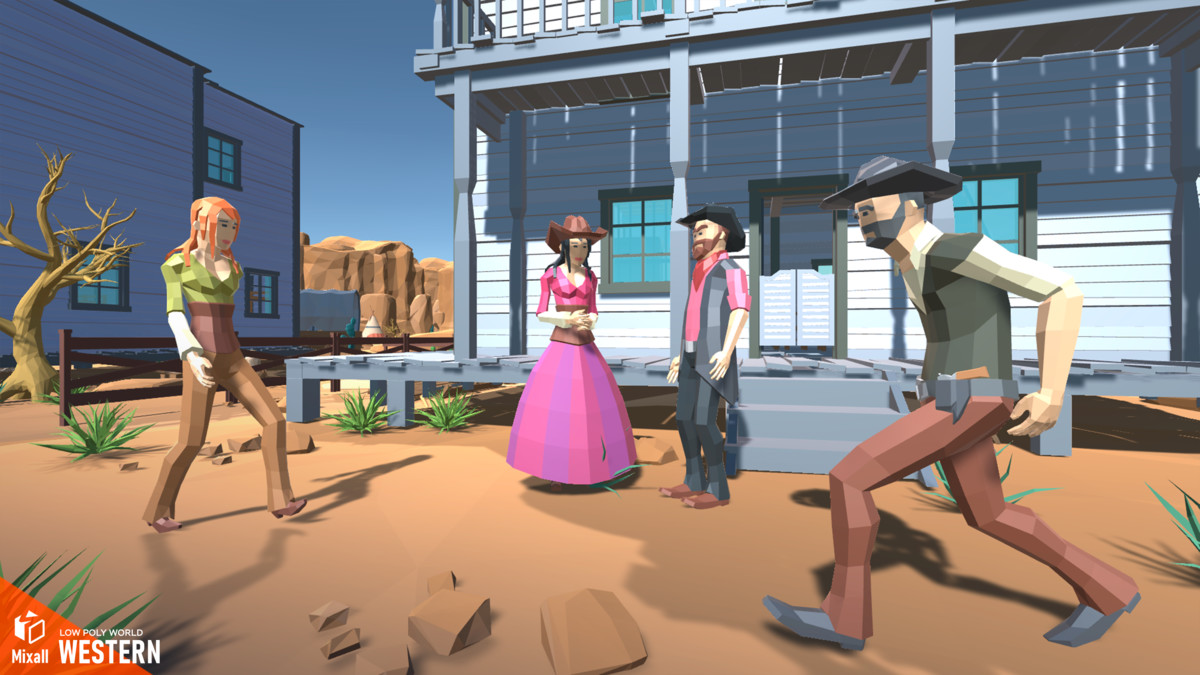LOW POLY WORLD - WESTERN