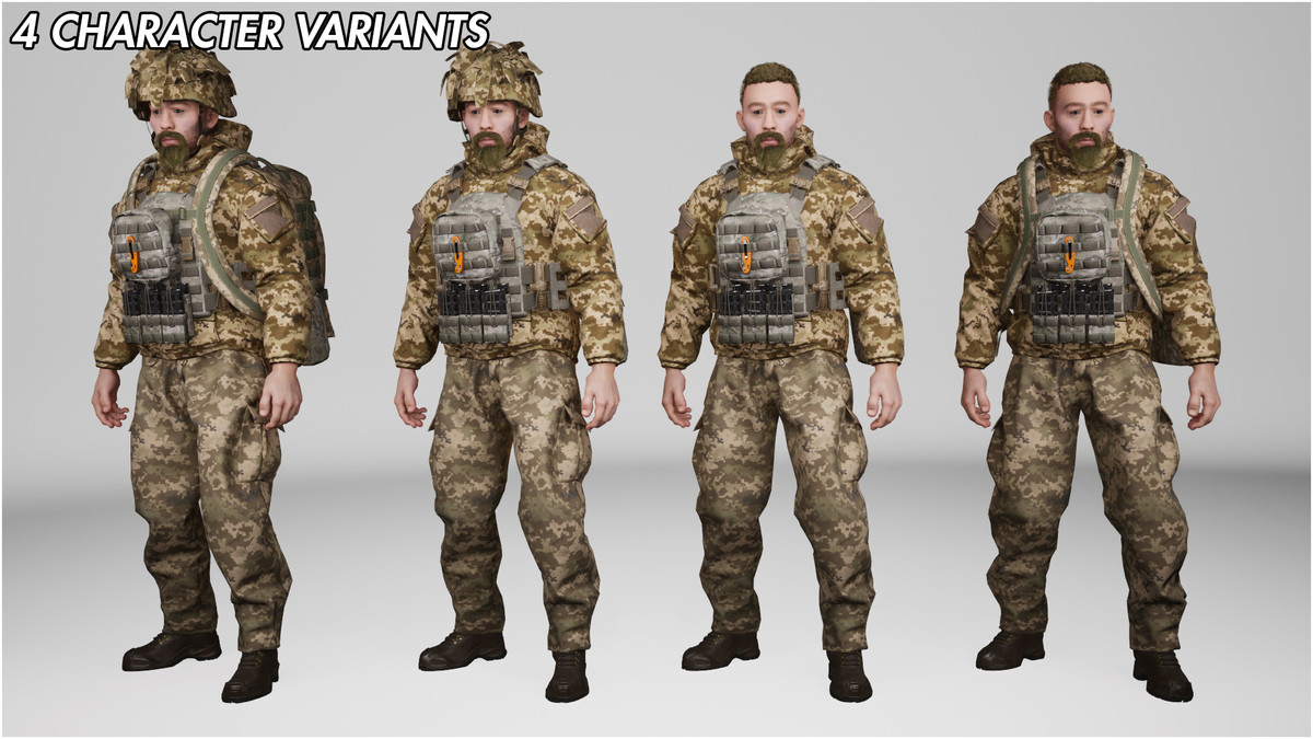 Ukraine Army Soldiers Pack