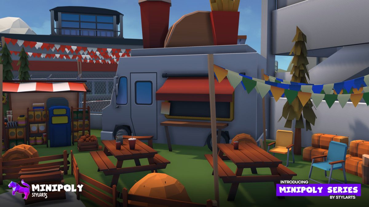 Minipoly Series - Race Track ( Stylized Lowpoly Environment ), image 9