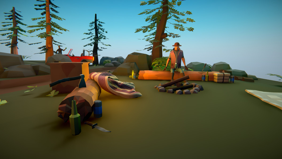 Polygonal Hunters Hideout Spot Asset Package