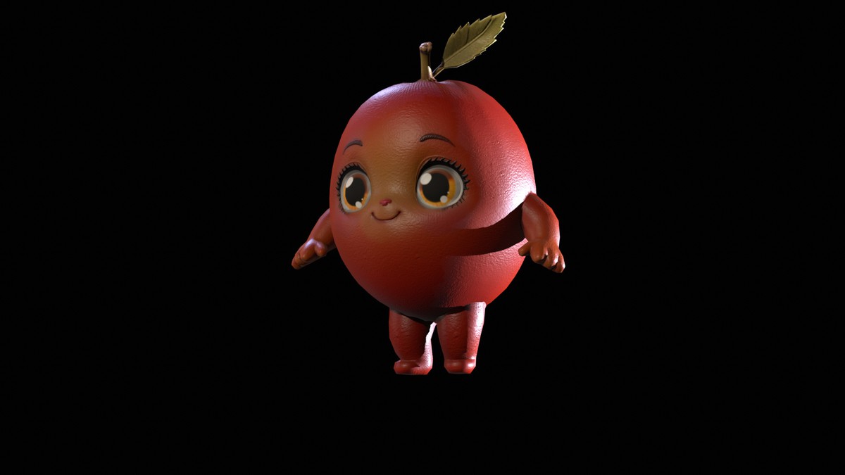 Chibi Fruit Peach
