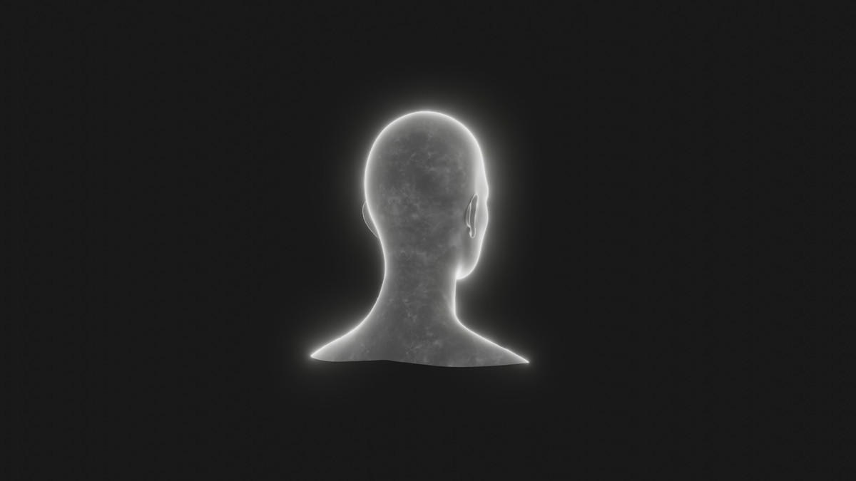 Ghostly Male Female Heads 3D Model Pack - Animated, Blend Shapes