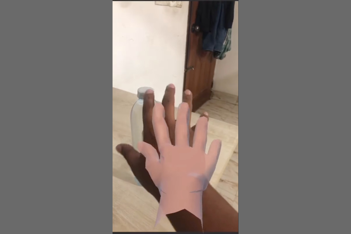 AR Hand Mesh Tracking