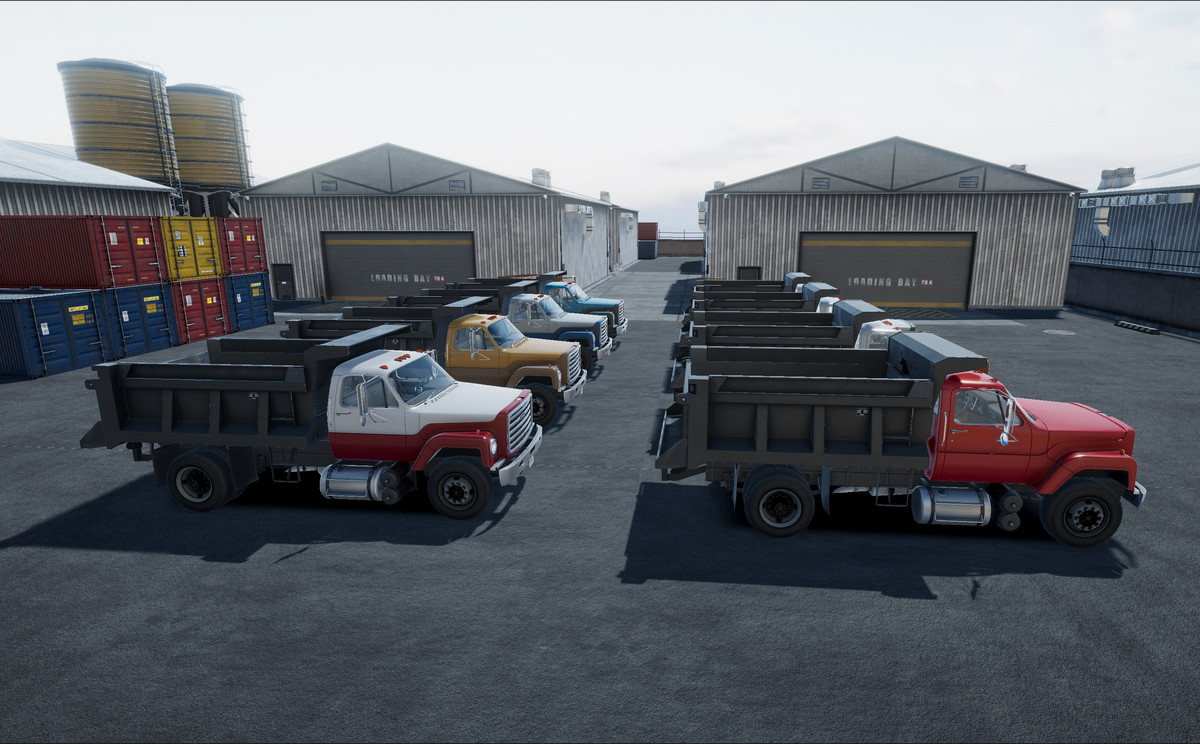80s generic dump truck