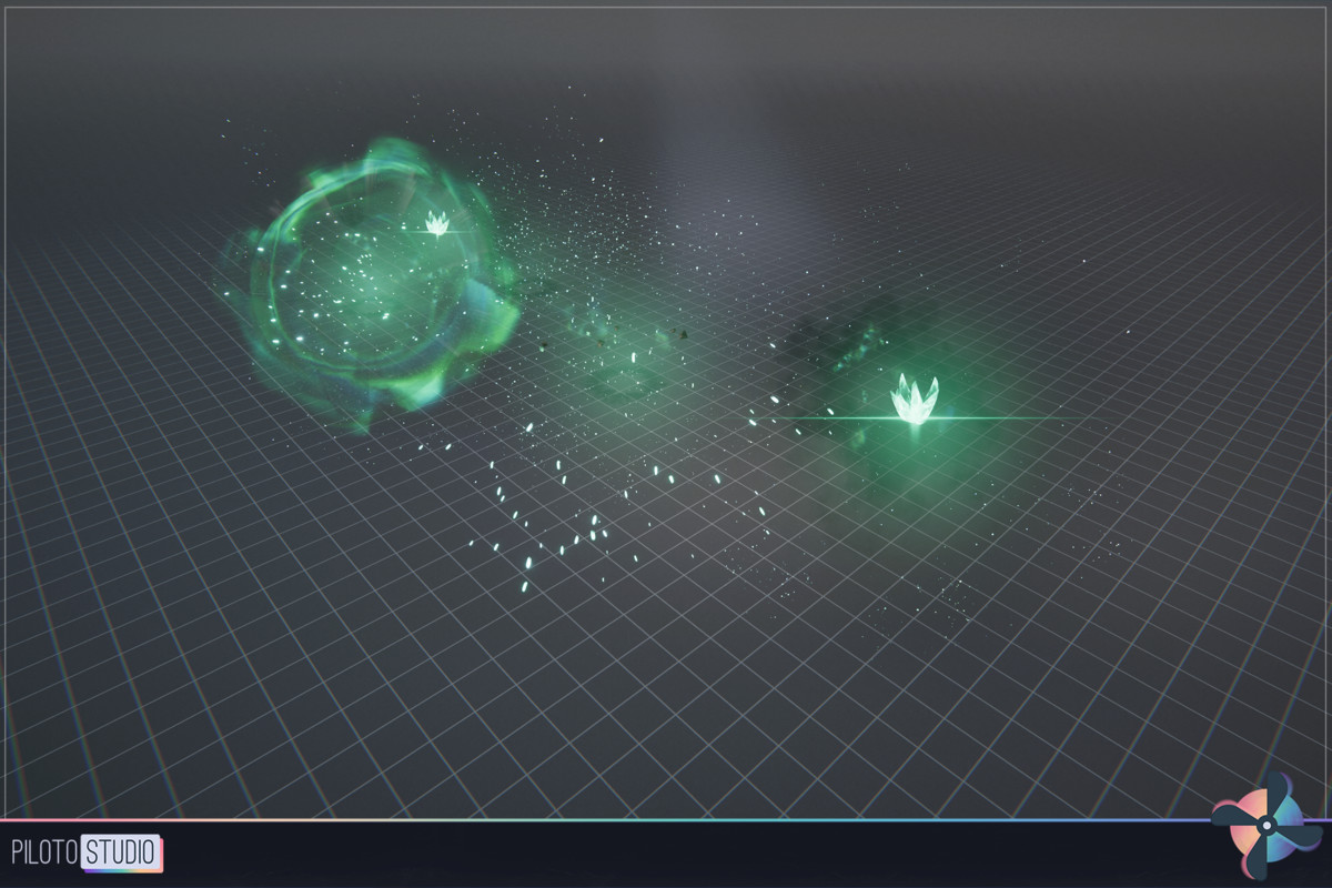 Realistic ARPG Life Crystal Spells VFX