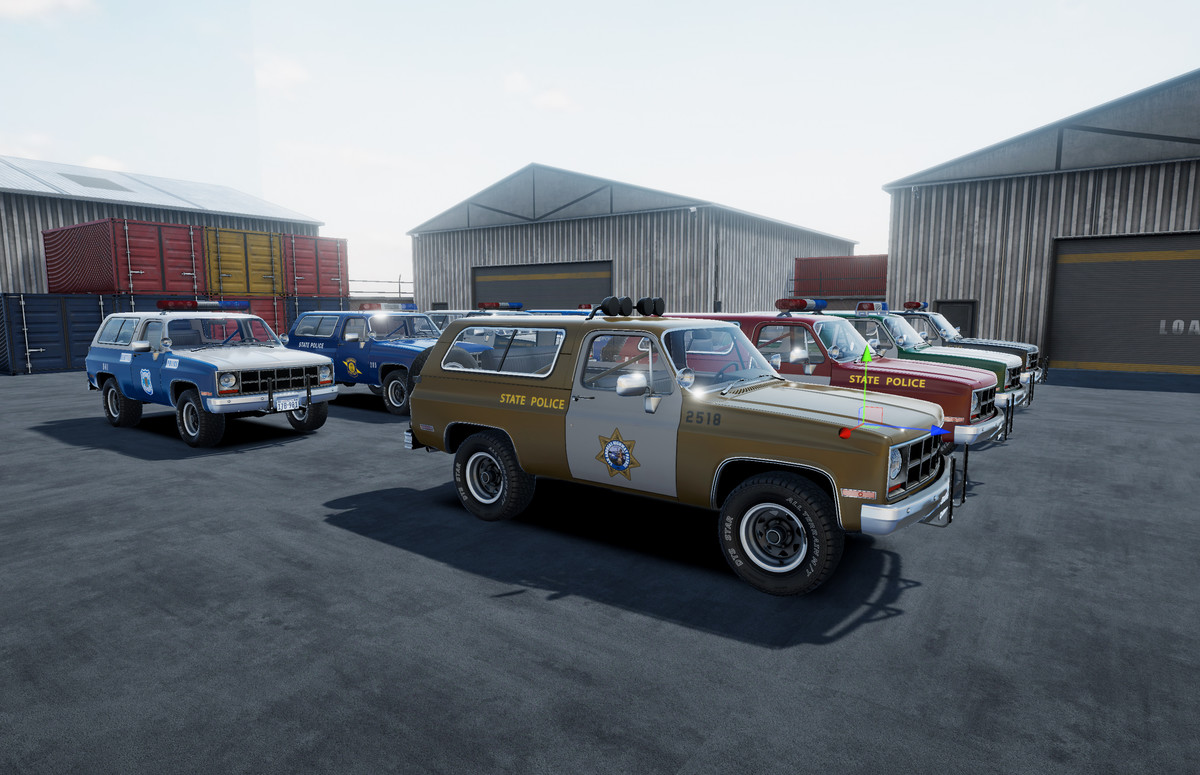 80s Offroad police car