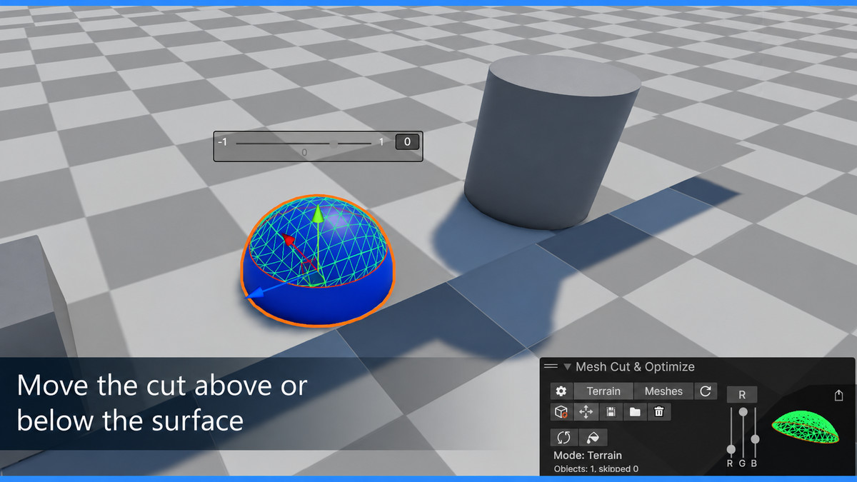 Mesh Cut & Optimize