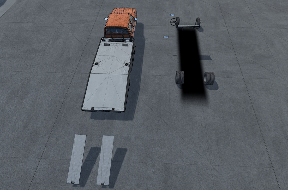 Crewcab ramp truck