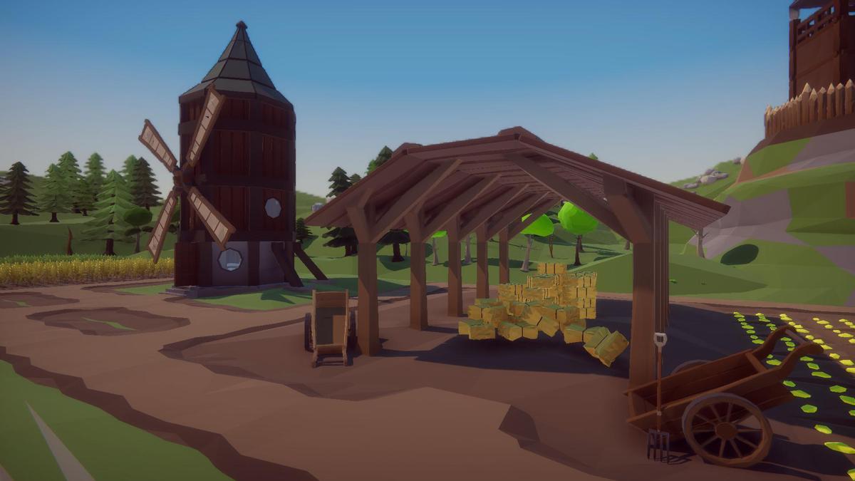 Low Poly Modular Medieval Village - Mini World Studio