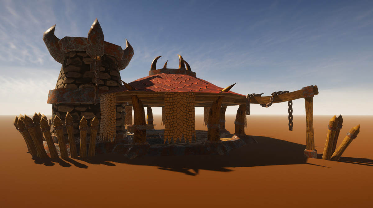 Stylized Orc Blacksmith Forge