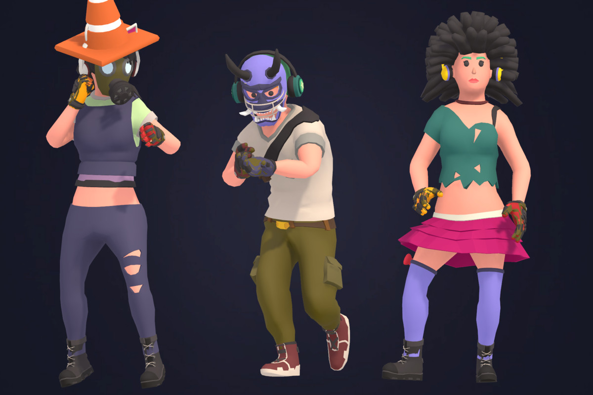 Customizable 3D Battle Royale Characters Vol 4