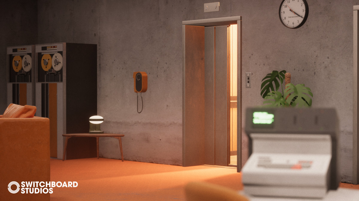 Mid-Century Brutalist Data Centre