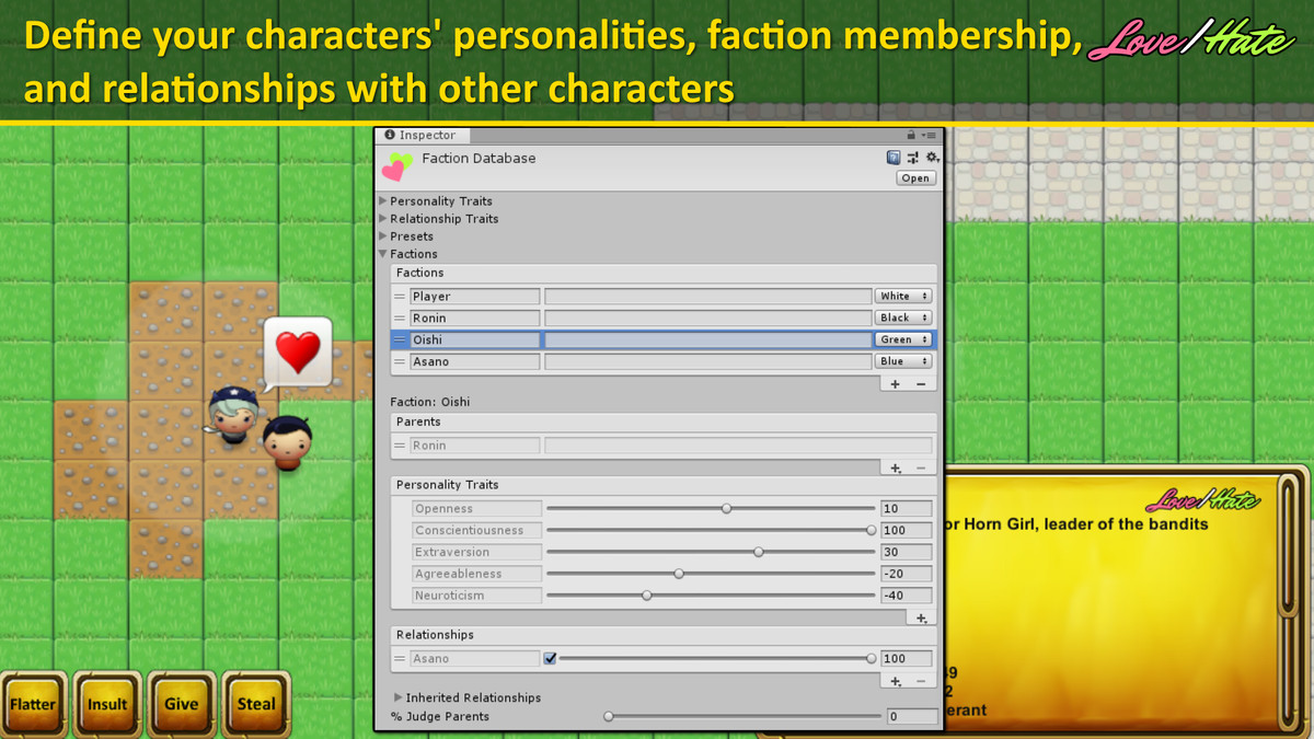 Pixel Crushers Narrative Bundle: Dialogue System, Quest Machine, Love/Hate