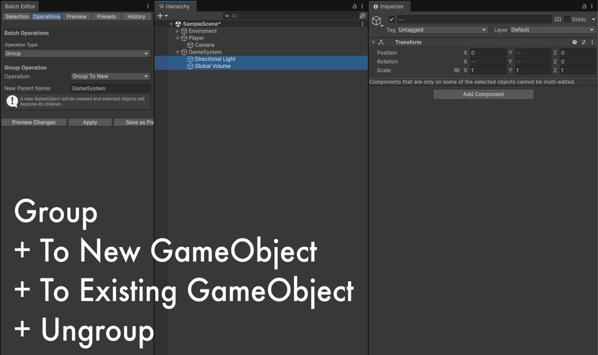Batch Editor