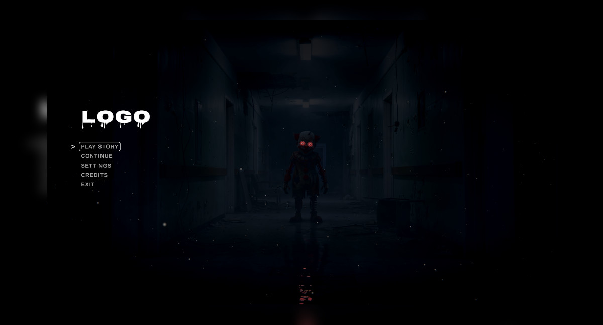 Horror Main Menu UI