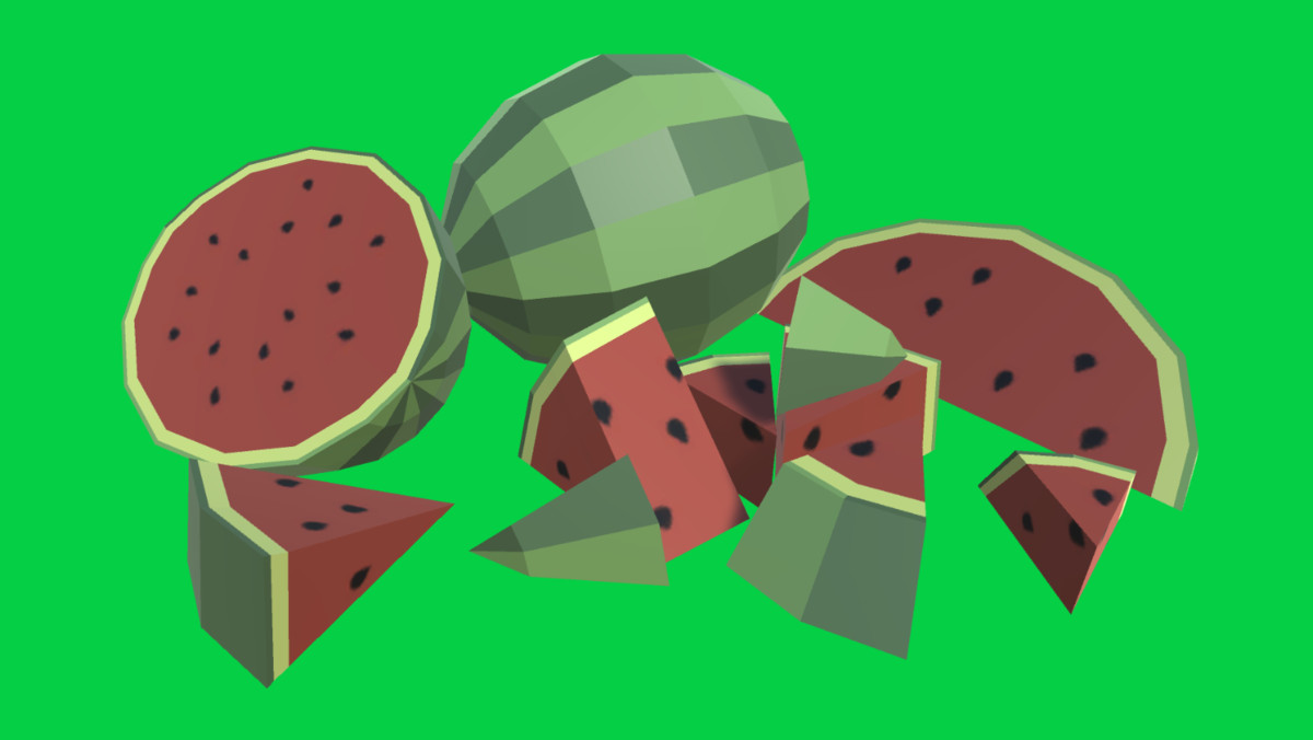 Low Poly Fruits | Model Pack