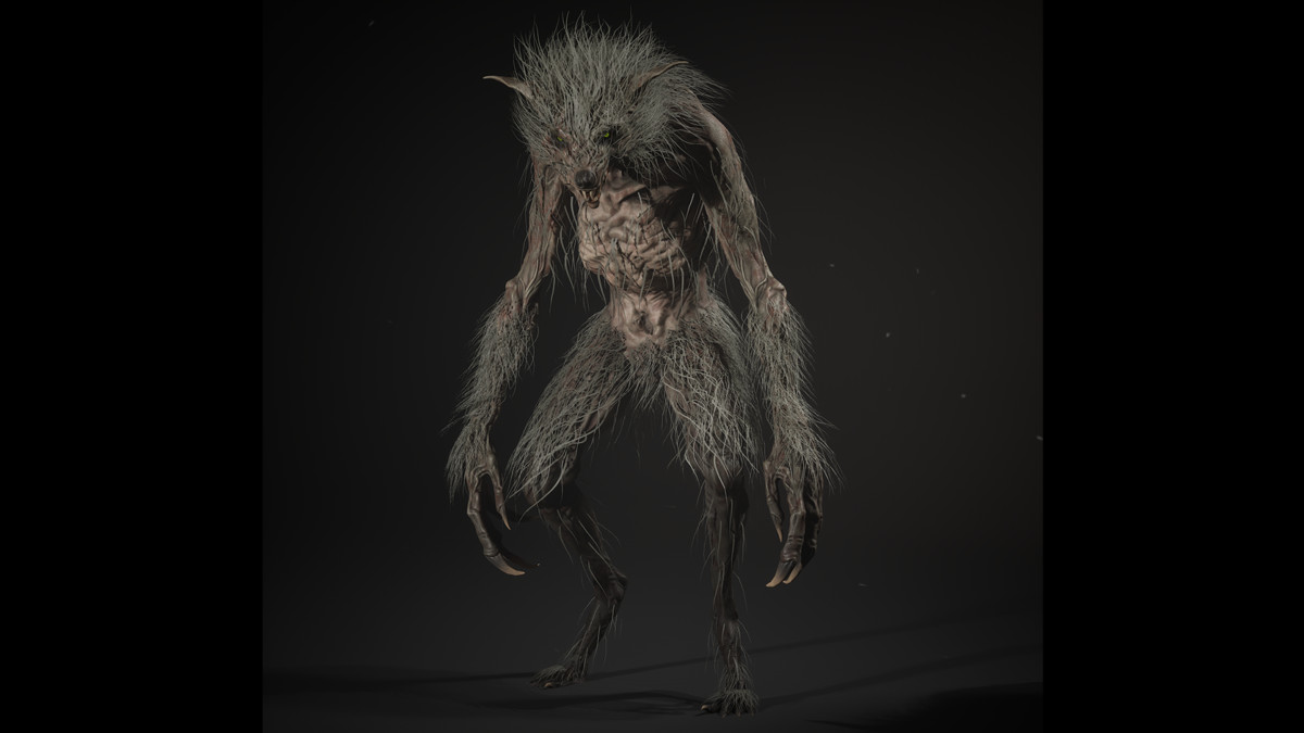 Feral Werewolf Monster