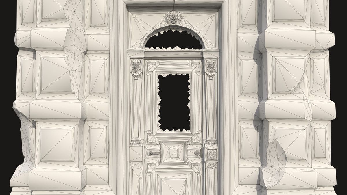 Old Portal Abandoned Door